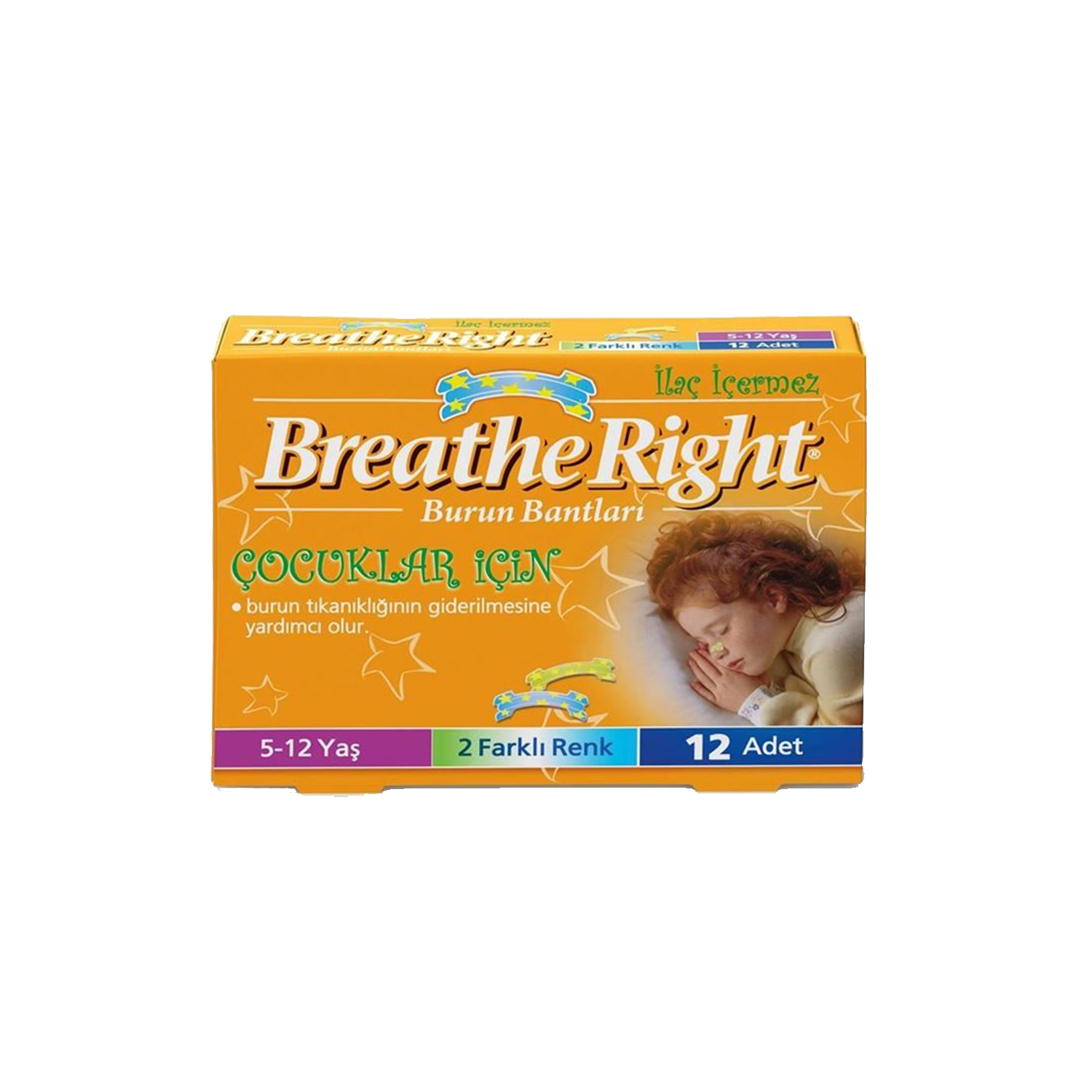 Breathe Right Burun Bantları Çocuklar İçin 12 Adet