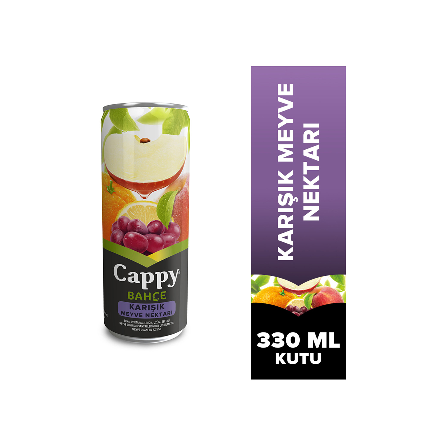 Cappy Bahçe Karışık Meyve Nektarı 330 Ml