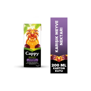 Cappy Bahçe Karışık Meyve Nektarı Karton Kutu 200 ML