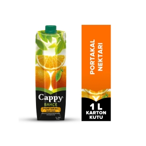 Cappy Bahçe Portakal Nektarı Karton Kutu 1 L
