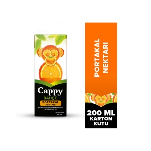 Cappy Bahçe Portakal Nektarı Karton Kutu 200 ML