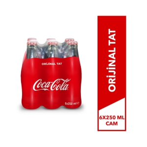  Coca-Cola 6X250 Ml Cam Şişe