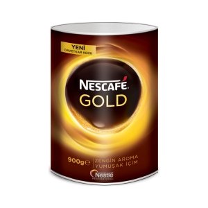Nescafe Gold Çözünebilir Kahve 900 gr Teneke