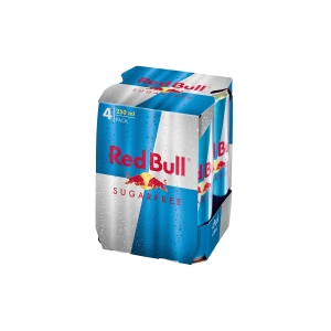 Red Bull Enerji İçeceği Şekersiz 4'lü Paket - 4X250 Ml