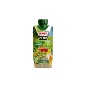 Tamek Zinde Vitaminli Karışık Meyveli İçecek Yeşil 330 ml