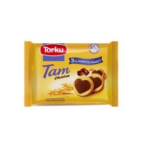 Torku Tam Çikolatam Bisküvi 83 gr x 3 Adet