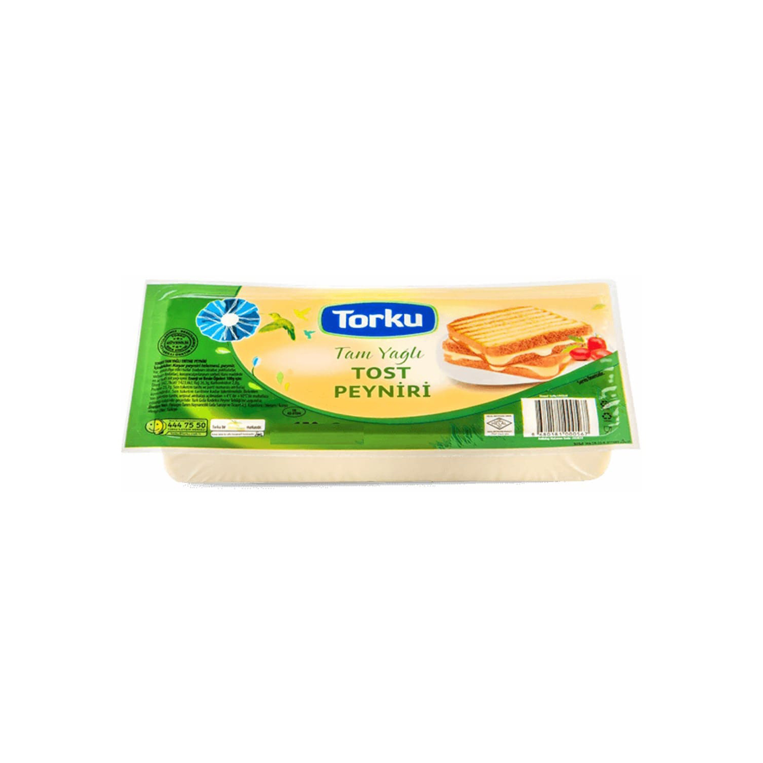 Torku Tam Yağlı Tost Peyniri 600 Gr 1 Koli (12 Adet)